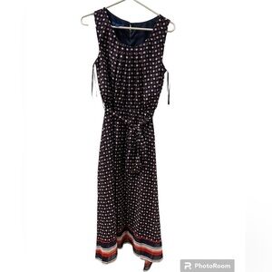 Apt. 9 Maxi Dress - Red, White, Blue - Lined - Medium